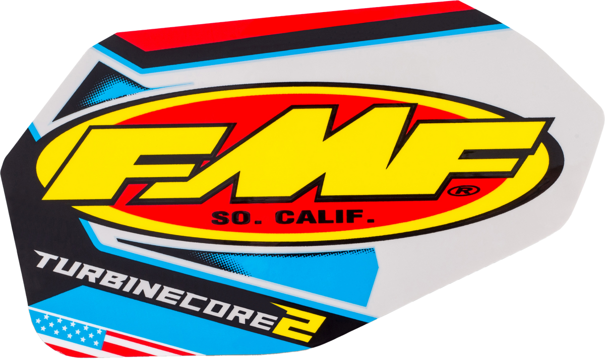 FMF 012699 2 Stroke Turbinecore Offroad Decal - Durable Graphics & Decals for Offroad Vehicles