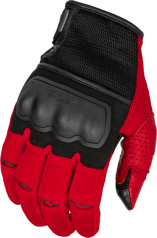 Fly Racing Coolpro Force Gloves Black/Red Medium – Street Cold Weather Gloves with Hard Knuckle Protection and Touch Screen Compatibility