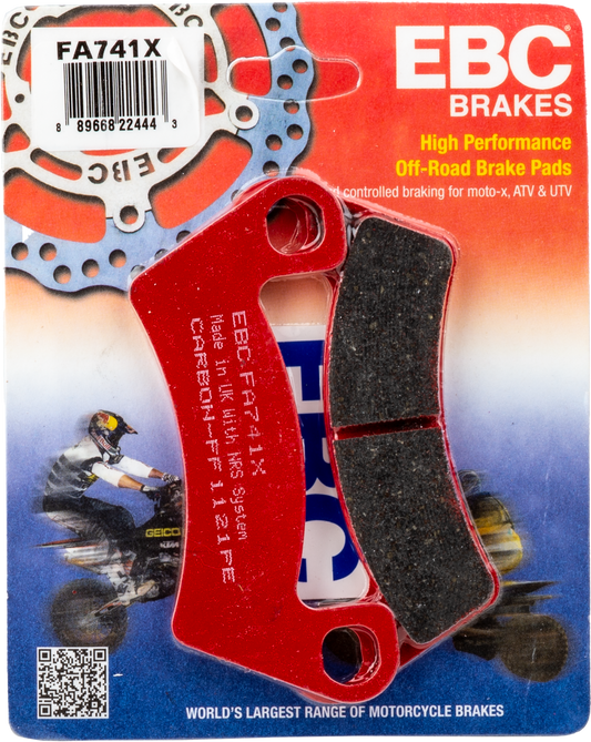 EBC Fa741X Carbon X Series Brake Pads for Arctic Cat Wildcat Sport 700 (2015-2016)