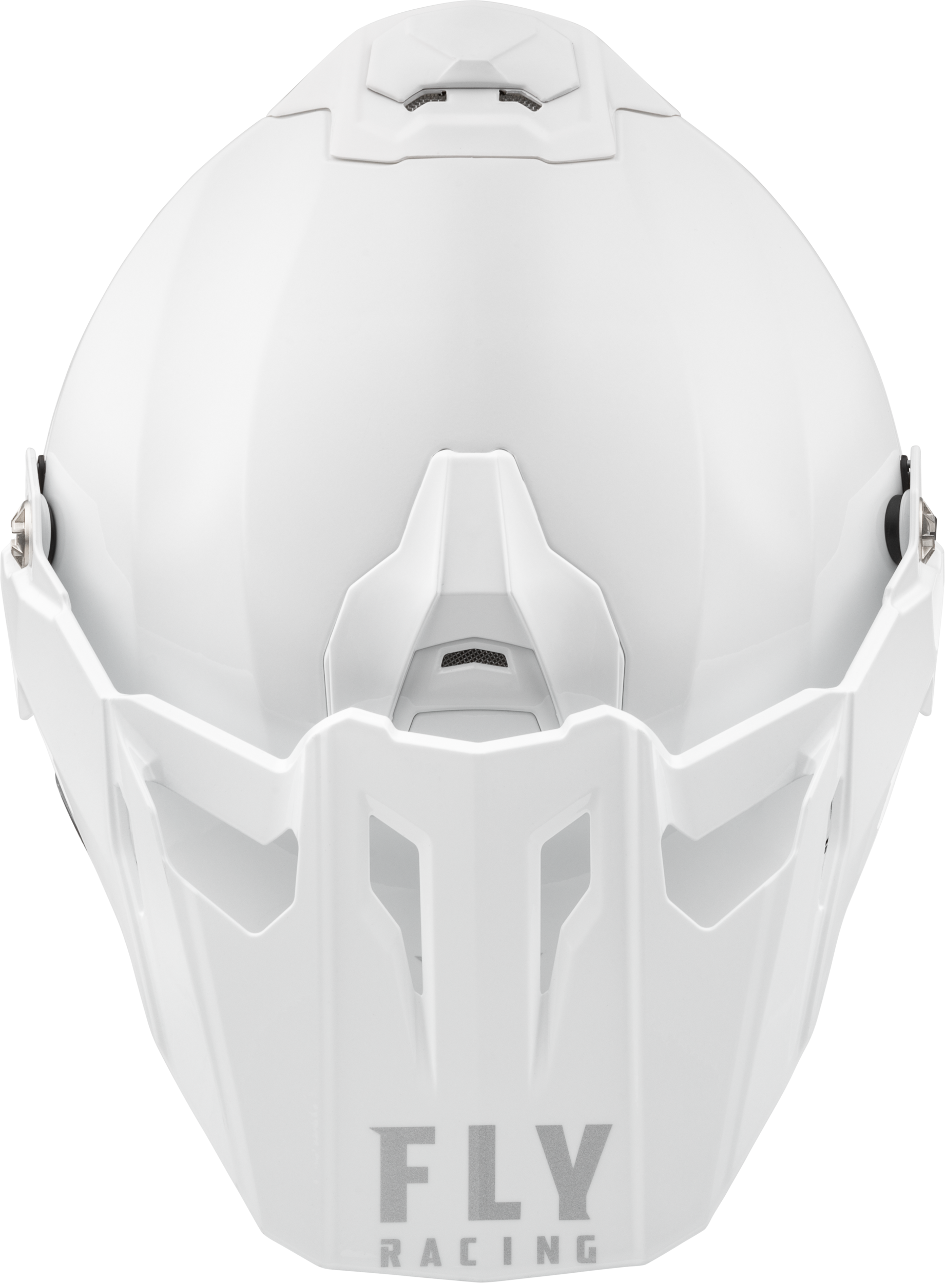 Fly Racing Trekker Solid Helmet White 2X-Large – Full-Face Street Motorcycle Helmet with Dual Density EPS and Anti-Fog Shield