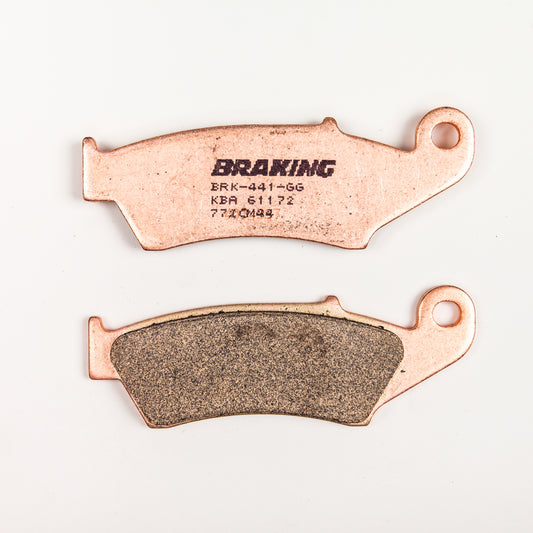 BRAKING Front Sintered Metal Brake Pad Set for Off-Road and Street Vehicles – Part Number 772CM44