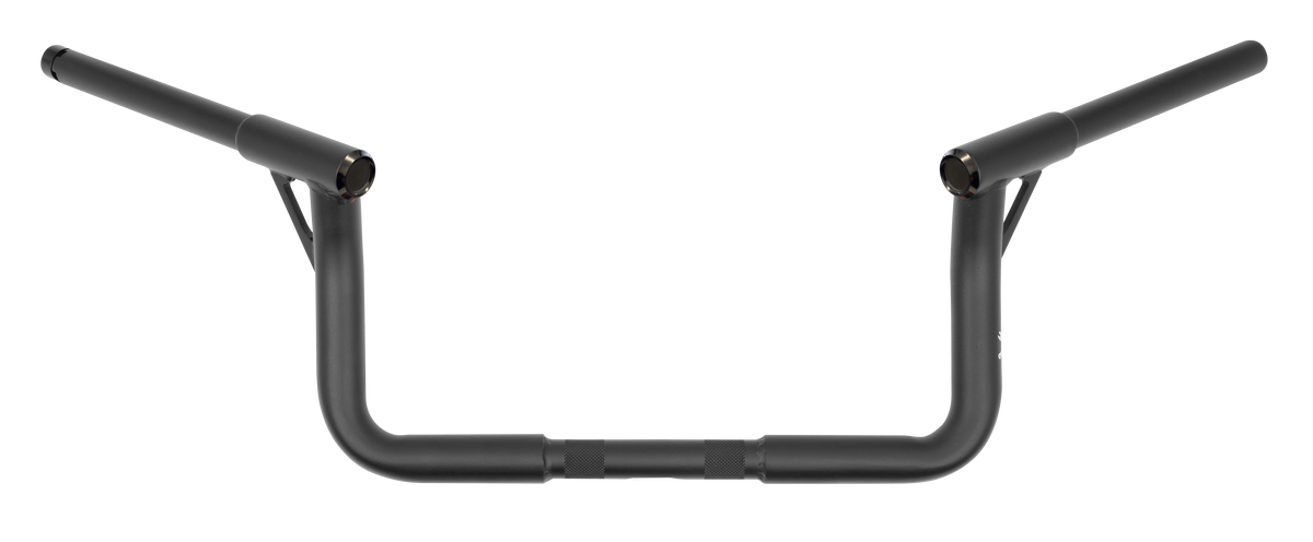 BURLY BRAND Louie Bagger 8-Inch Handlebar with 1.25-Inch Diameter for Harley Davidson V-Twin Models