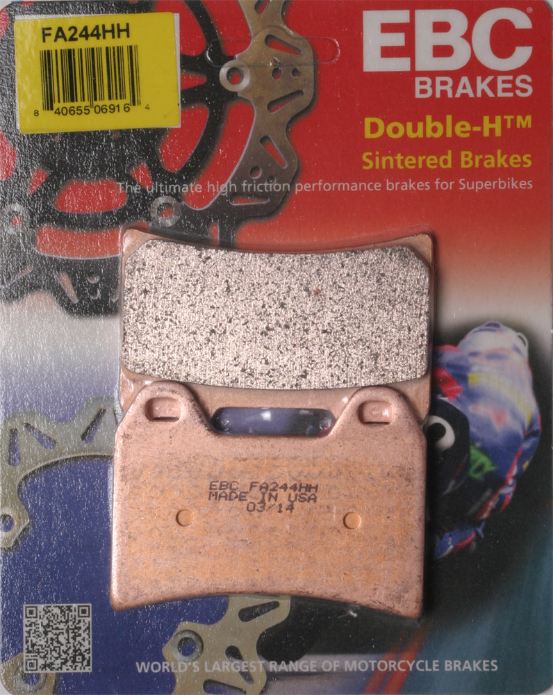 EBC FA244HH Brake Pads for BMW F800R and Ducati Monster 1100 Evo