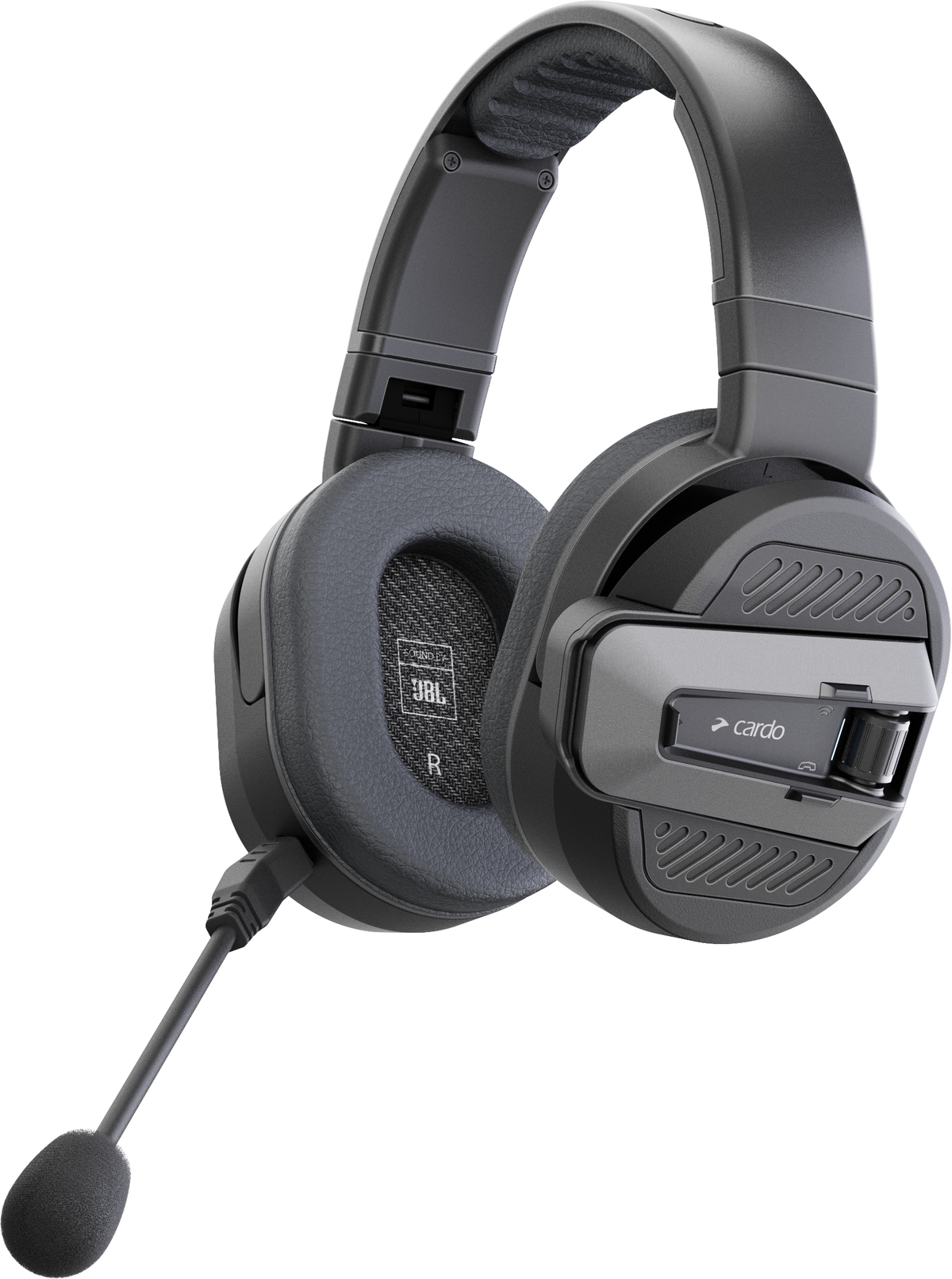 CARDO Packtalk Edgephones Single for Off-Road & Motorcycle Communication – Model PTHP0002