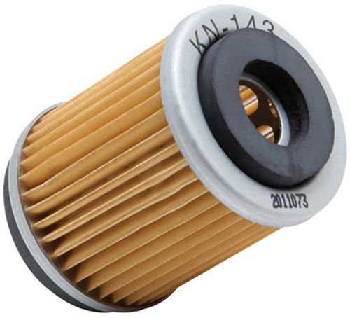 K&N Oil Filter Part Number KN-143 for Yamaha ATV and XT350 Models