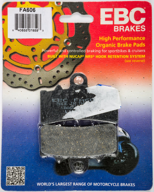 EBC Fa606 Organic Brake Pads for 2017-2020 BMW G310 Series