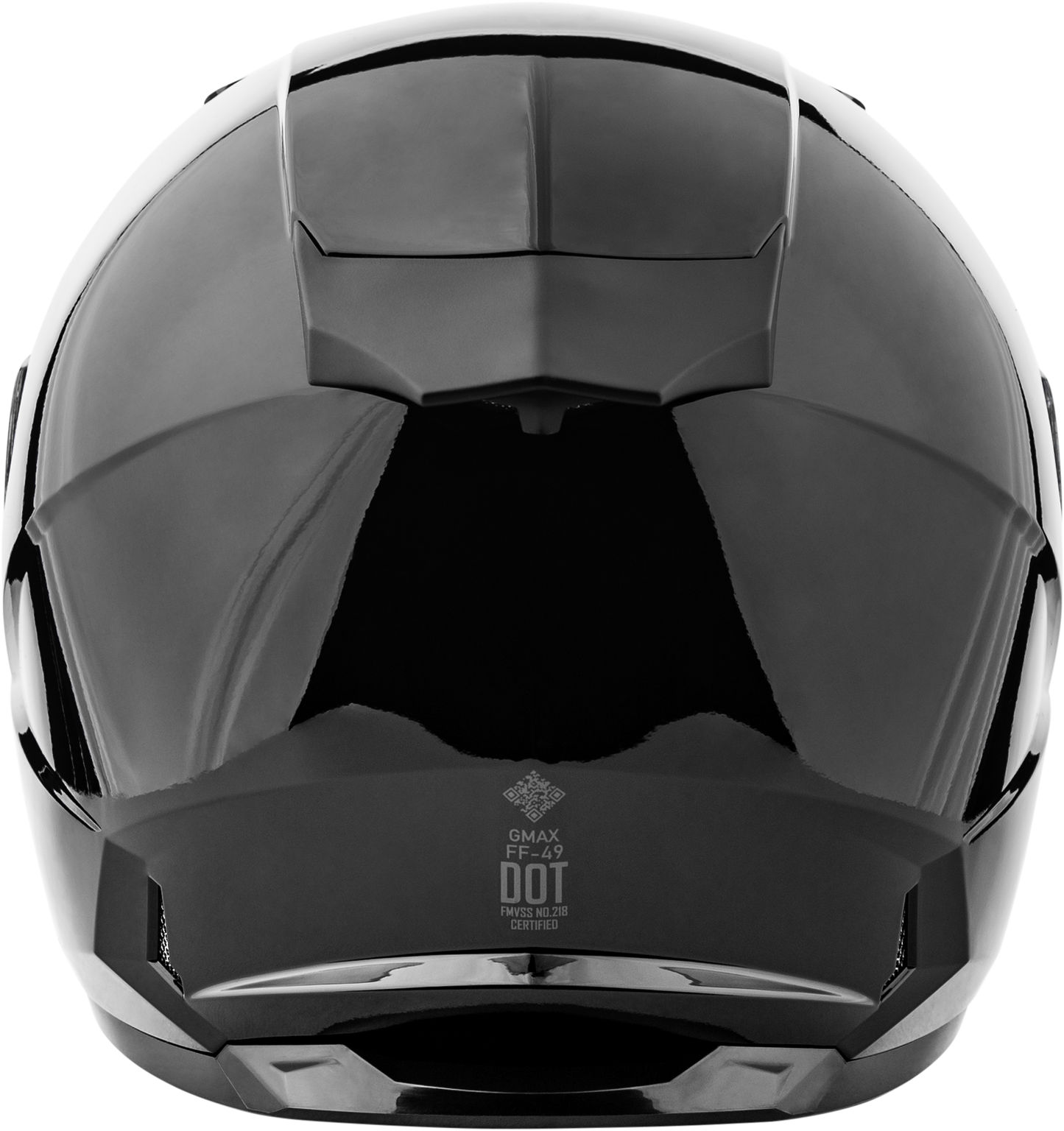 GMAX FF-49 Solid Black X-Small Full-Face Helmet with COOLMAX® Interior and UV400 Shield