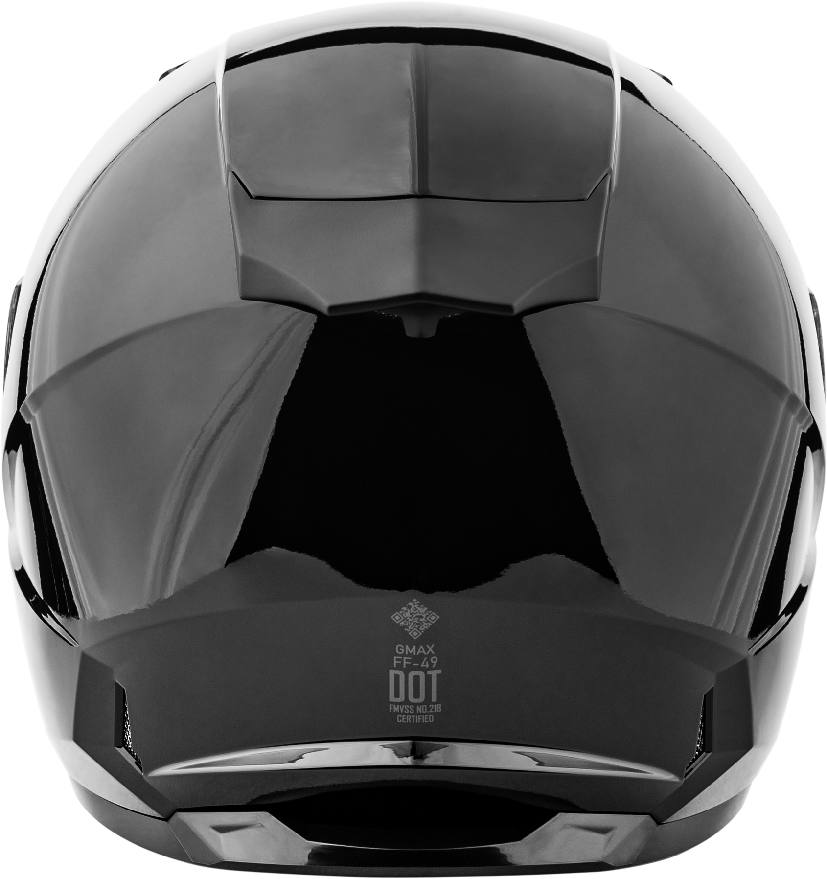 GMAX FF-49 Solid Black X-Small Full-Face Helmet with COOLMAX® Interior and UV400 Shield