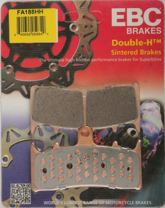 EBC FA188HH Brake Pads for Kawasaki ZX-6R and Vulcan 1600 - Street OEM Equivalent