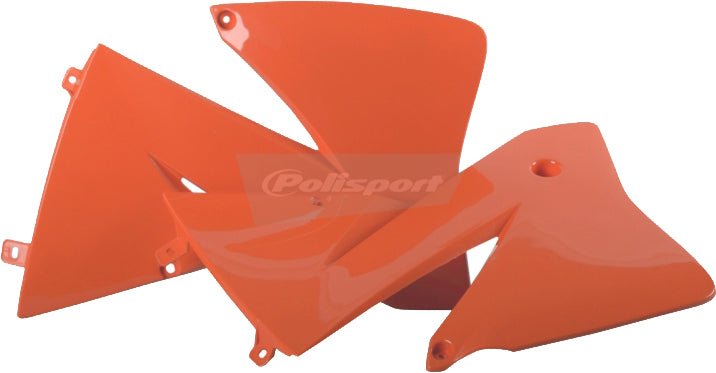 Polisport Radiator Shroud Orange for KTM Offroad Motorcycles – Part 8422000003