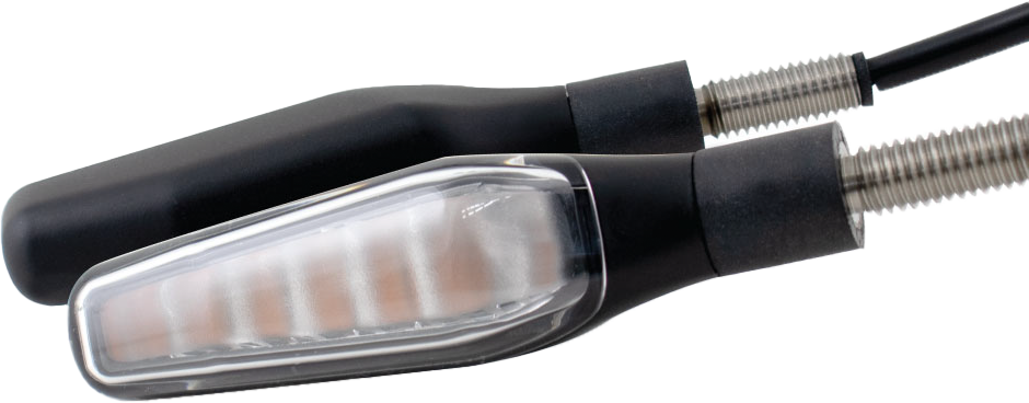 KOSO GW 04 LED Turn Signals Sequential Matte Black Pair