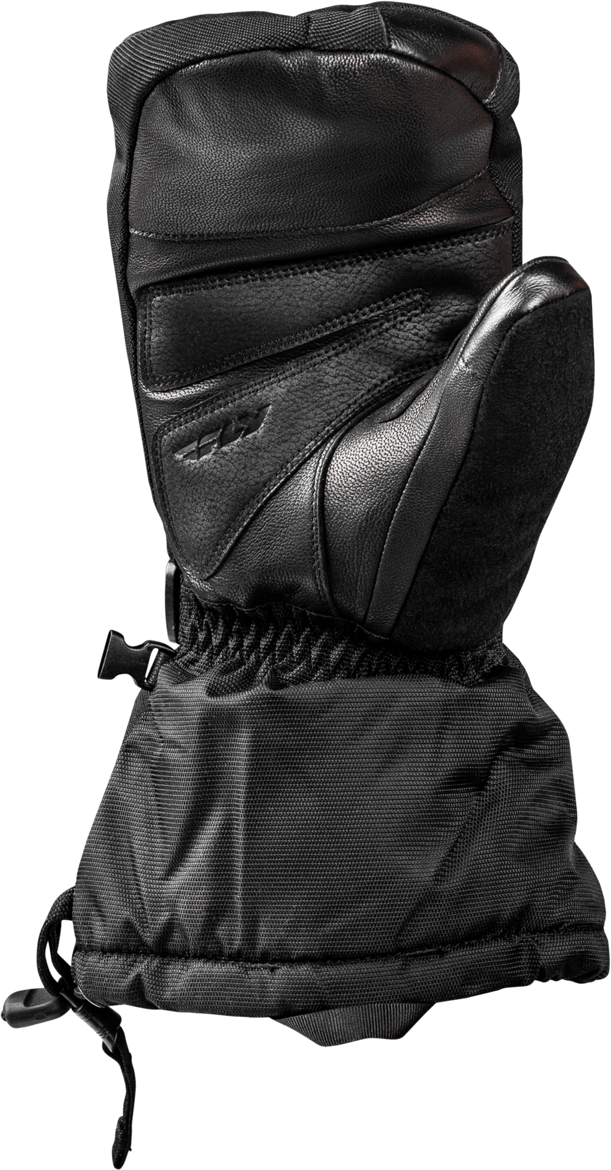 Fly Racing Cascade Mittens X-Large Black/Grey/Hi-Vis Yellow – Cold Weather Snow Gloves with Weatherproof Technology
