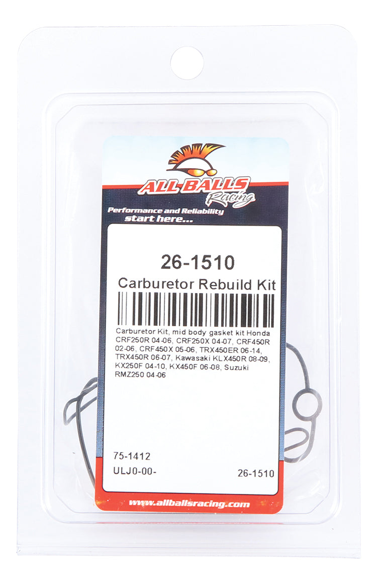 ALL BALLS Keihin Mid Body Carburetor Kit for Honda TRX450 and CRF450R
