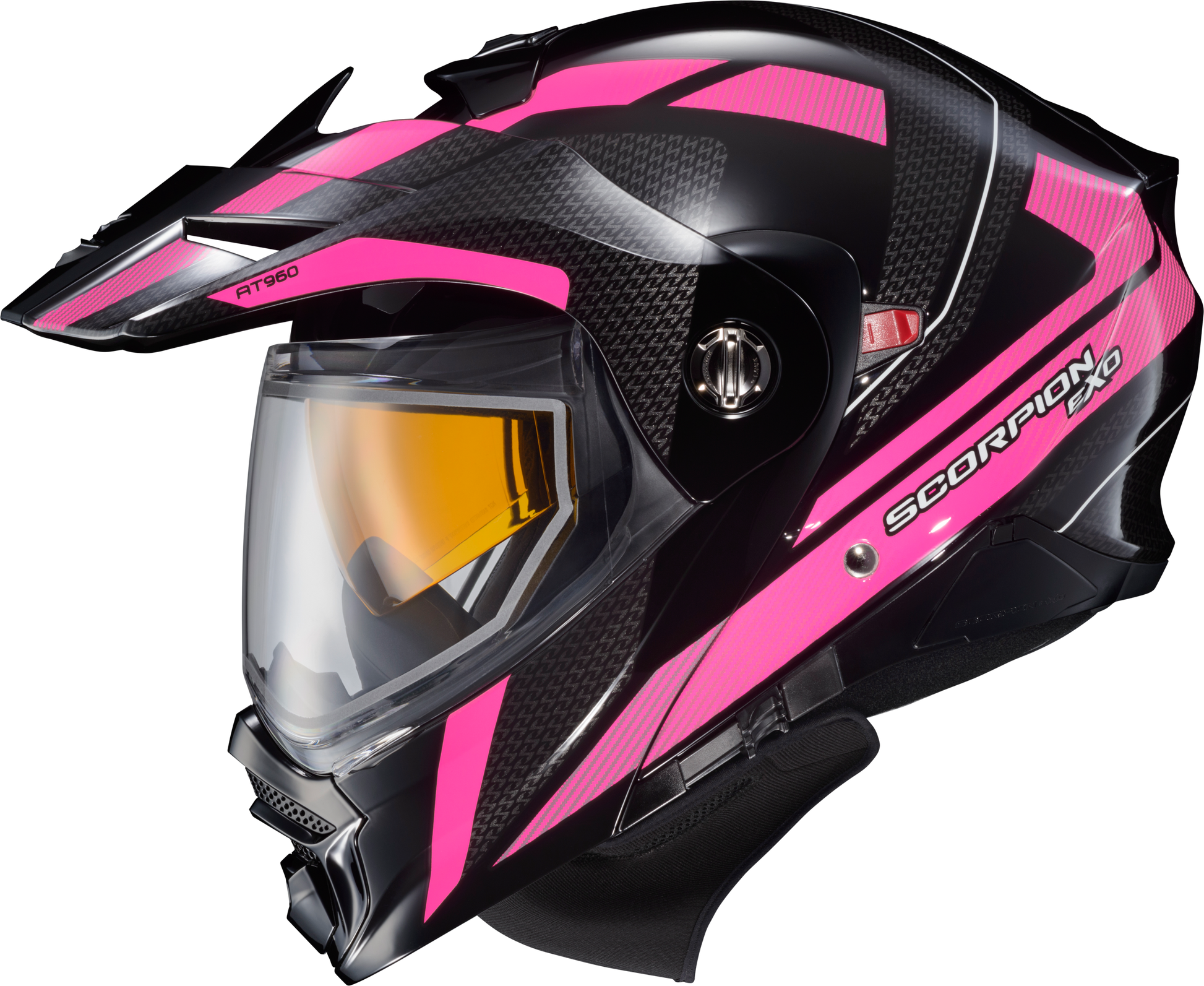 Scorpion EXO Exo AT960 Cold Weather Modular Helmet - Pink, 2X-Large for Snow