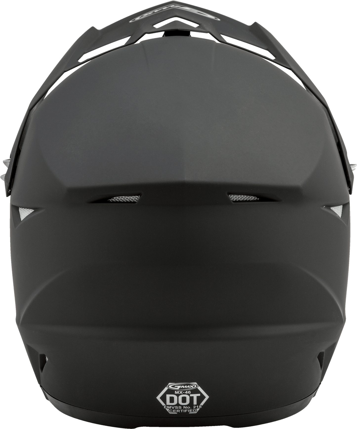 GMAX MX-46 Off-Road Helmet Matte Black Medium - DOT Approved with 19 Vents for Maximum Airflow