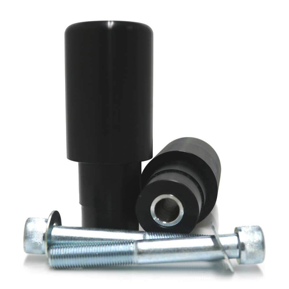 Shogun Motorsports Frame Sliders No Cut Black for Yamaha MT-07 & XSR700 – Part #750-6419