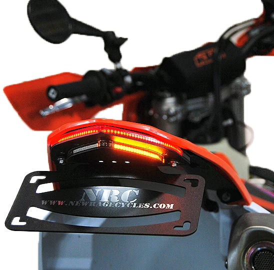 New Rage Cycles KTM 350 & 500 EXC-F Fender Eliminator Kit with LED Tail Light