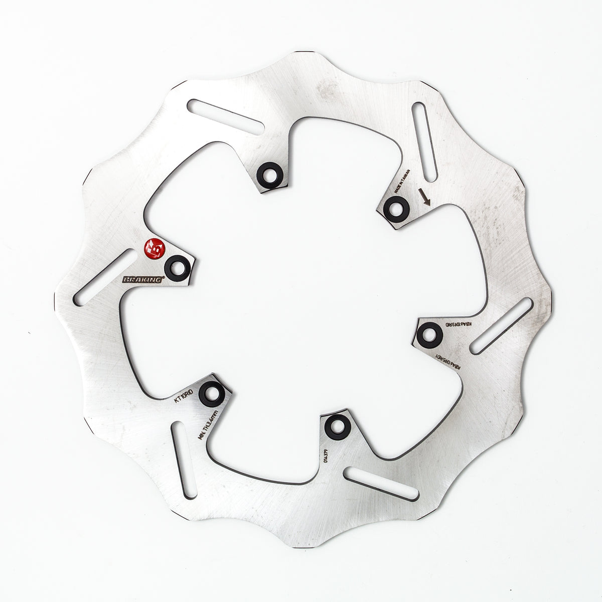 BRAKING KT10RID Rear Wave/Contour Brake Rotor for Offroad Motorcycles