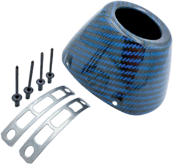 FMF Carbon Cap 4.1 New Style Blue Carbon Offroad Exhaust End Cap