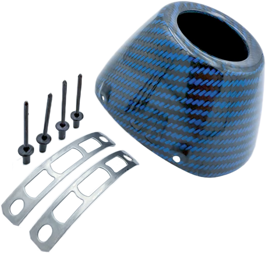 FMF Carbon Cap 4.1 New Style Blue Carbon Offroad Exhaust End Cap