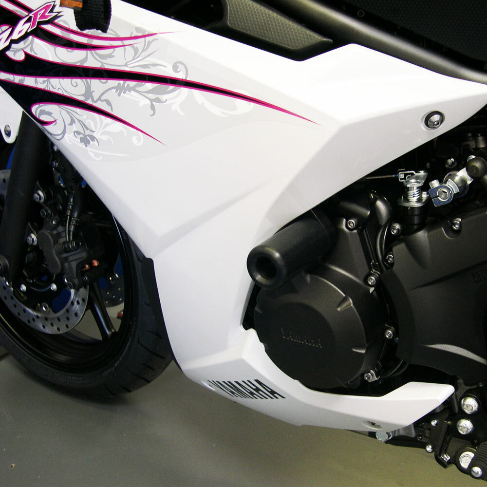 Shogun Motorsports Black Frame Sliders for Yamaha FZ6R – Model Years 2009-2017