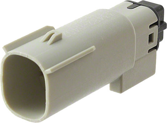 NAMZ CUSTOM CYCLE 4-Pin Male Connector Grey (Part NM-33482-4002) for V-Twin Wiring Systems