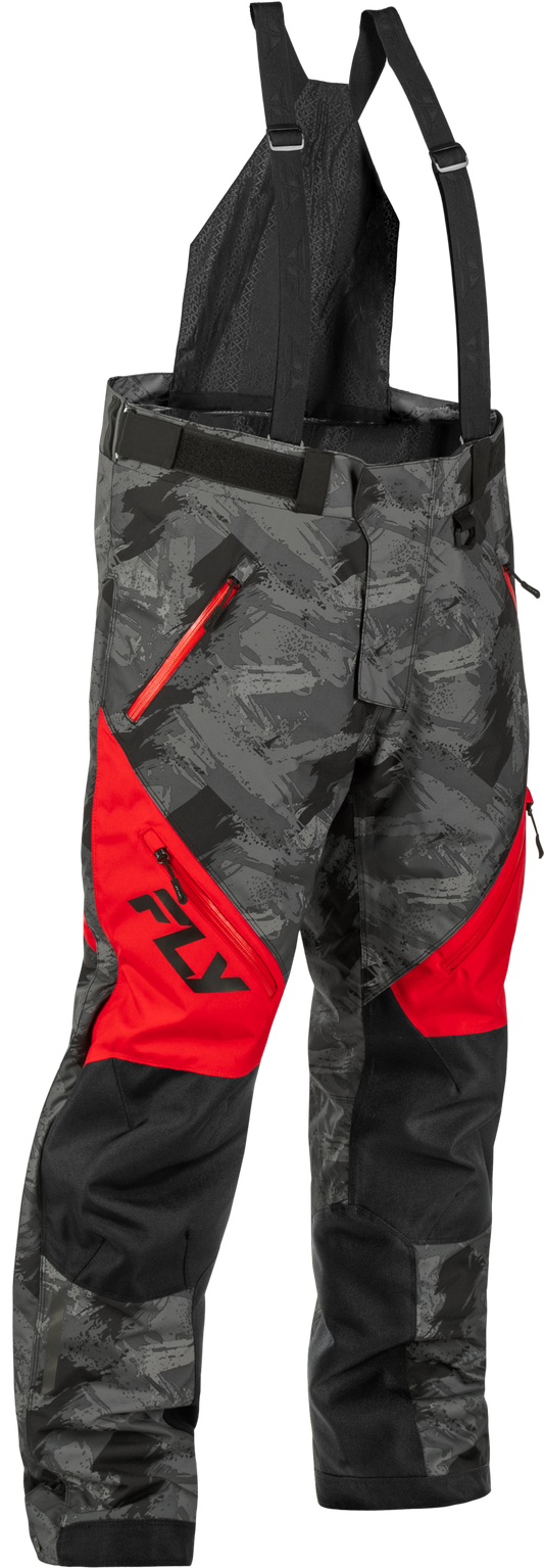 Fly Racing Snx Pro Pant X-Large Tall in Red/Black – Snow Weatherproof Bibs with Insulation and Breathable Features