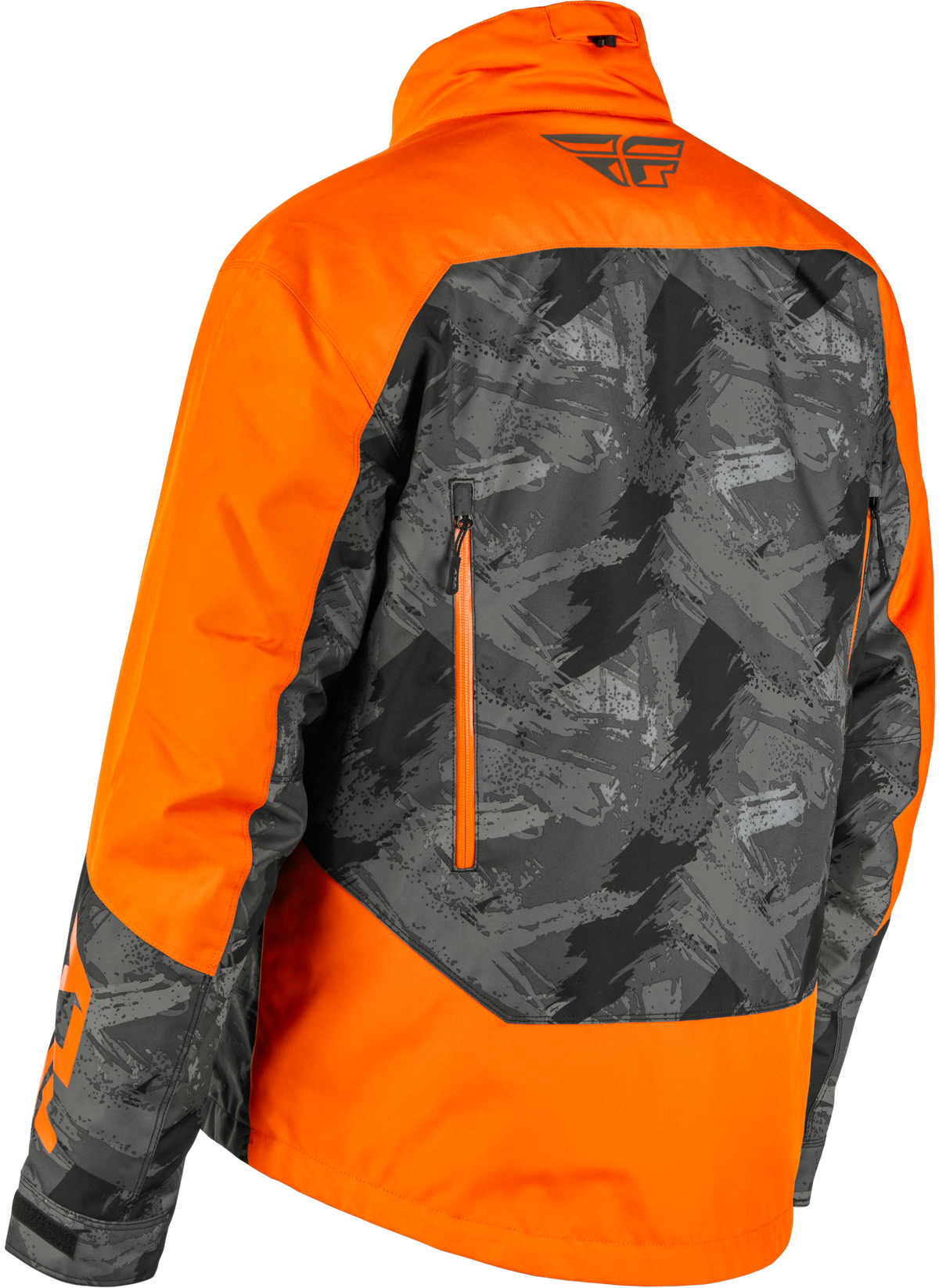 Fly Racing SNX Pro Jacket Orange/Black Small – Snow Sport Waterproof Insulated Jacket