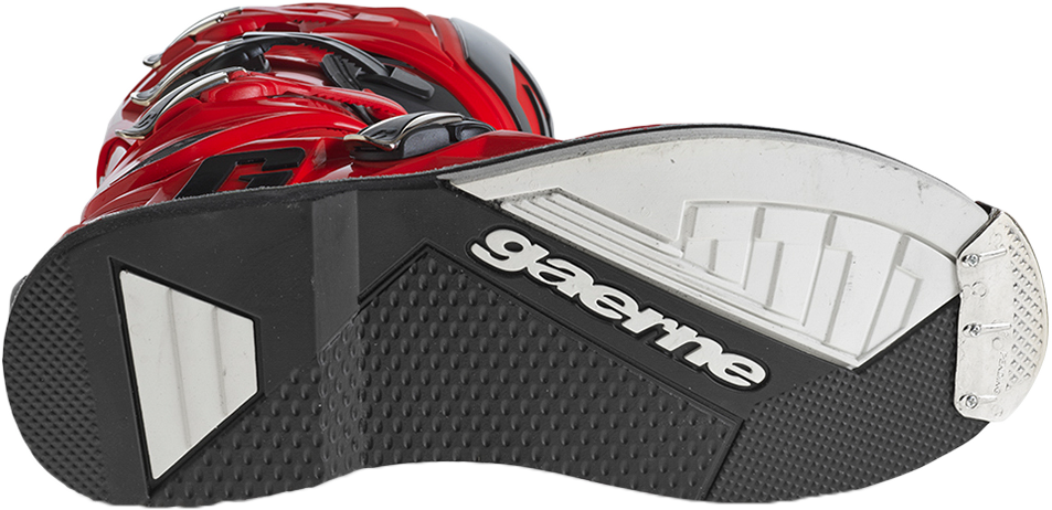 GAERNE SG-12 Offroad Motorcycle Boots - Red/Black, US Size 9