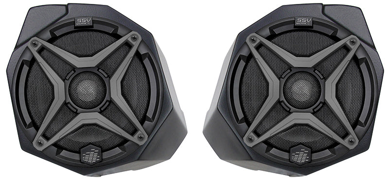 SSV Works X3-F65A Custom Fiberglass Kick Panels for 6.5-Inch Speakers - Compatible with Can-Am Maverick X3 Models