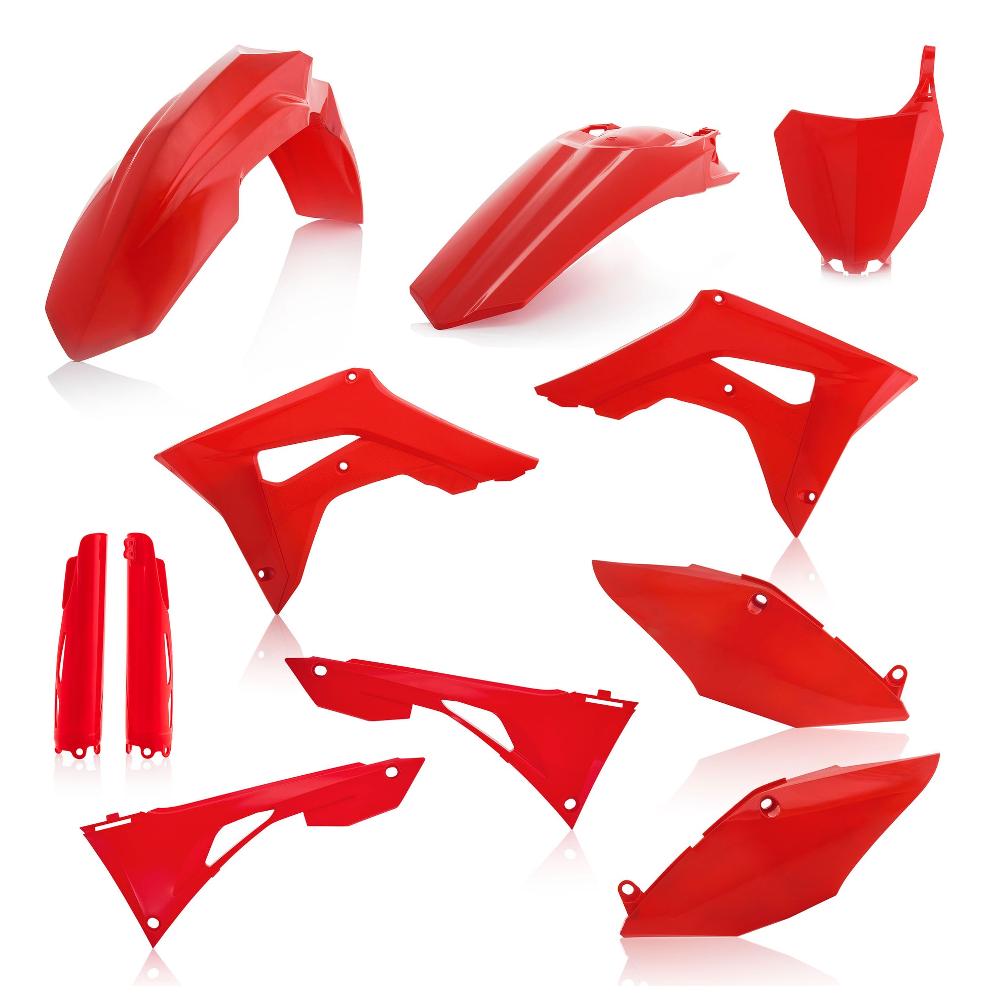 ACERBIS Full Plastic Kit for Honda CRF450R and CRF250R 2019-2022 in Red