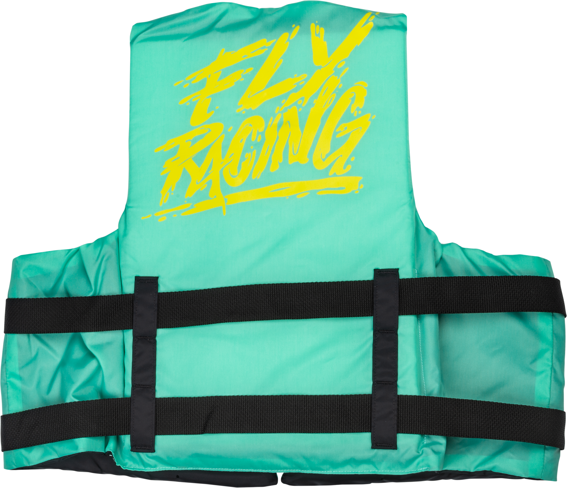 Fly Racing Nylon Flotation Vest 2X-Large Seafoam Green/Yellow - Coast Guard Approved Type III Watercraft Safety Gear