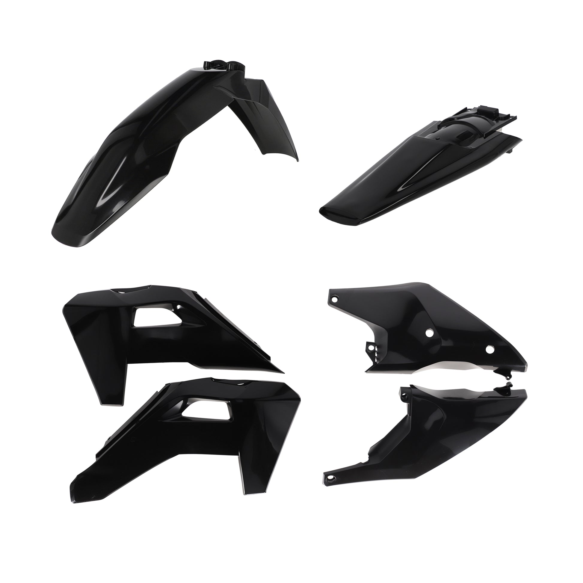 ACERBIS Plastic Kit Hus Black - Offroad Replacement Body Parts