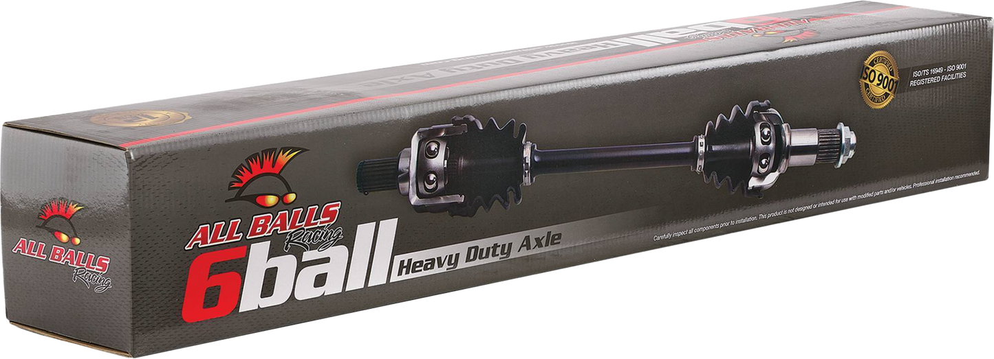ALL BALLS 6 Ball Axle for Honda Pioneer 1000 - Heavy-Duty Drive Component