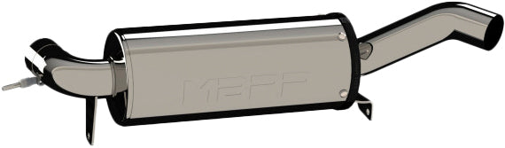 MBRP AT-9213PT Single Slip-On Exhaust System with 4.5-Inch Performance Muffler for Can-Am Maverick Trail and Sport Models