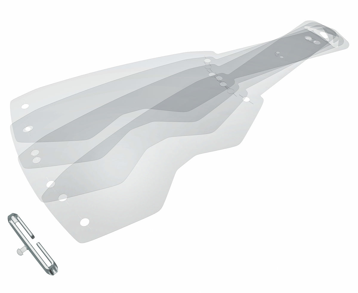 SCOTT Prospect Tear Offs 1 20-Pack - Offroad Eyewear Components for Clear Visuals