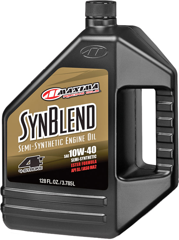MAXIMA Synthetic Blend Motor Oil 4T 10W-40 – 1 Gallon