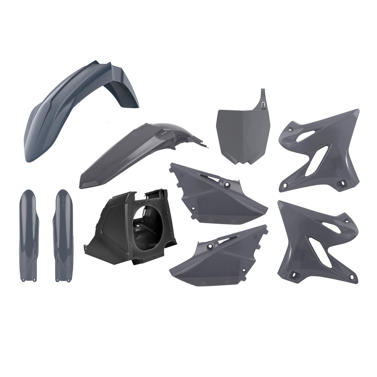 Polisport MX Restyling Kit for Yamaha YZ125 - Nardo Grey Replacement Body Plastic Kit