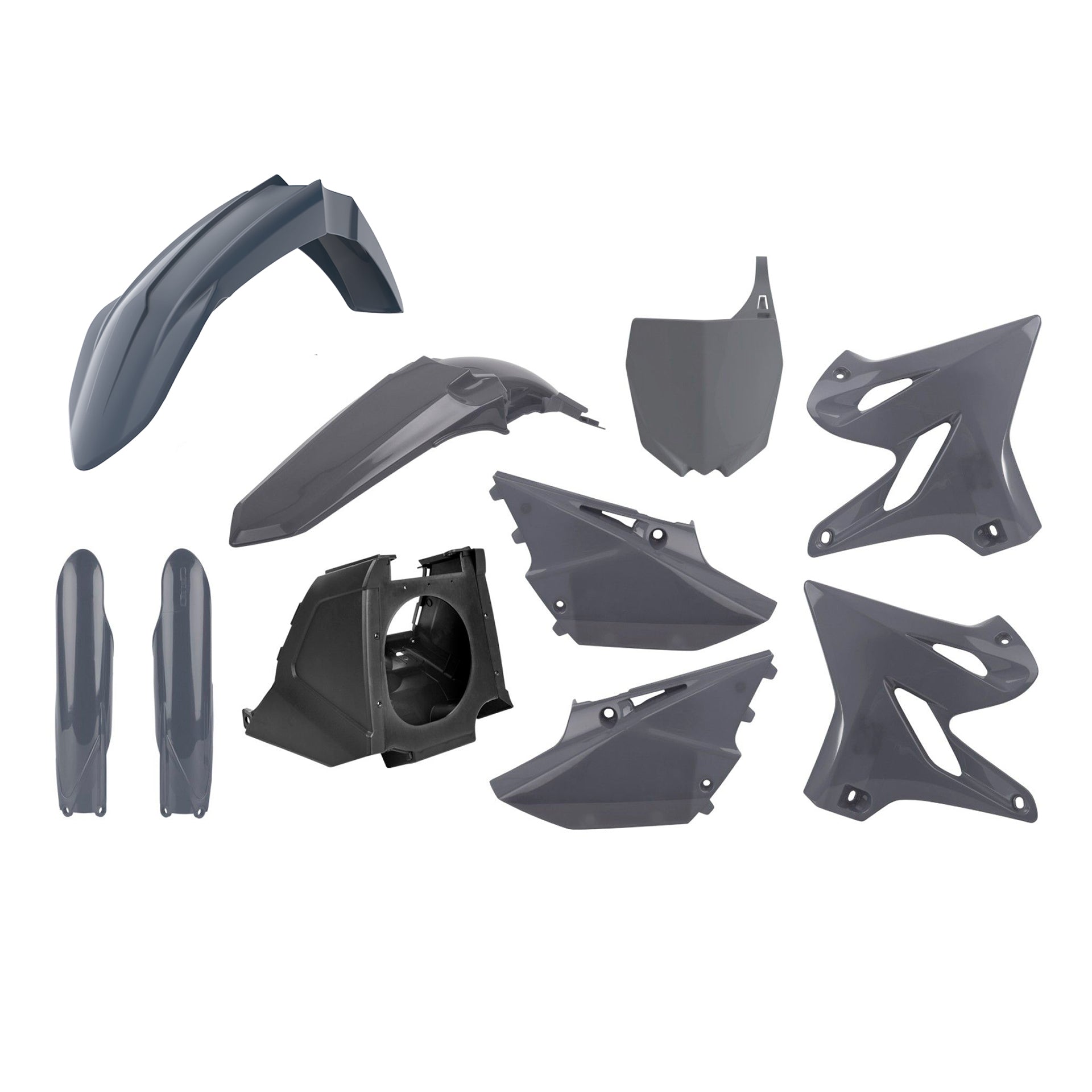 Polisport MX Restyling Kit for Yamaha YZ125 - Nardo Grey Replacement Body Plastic Kit