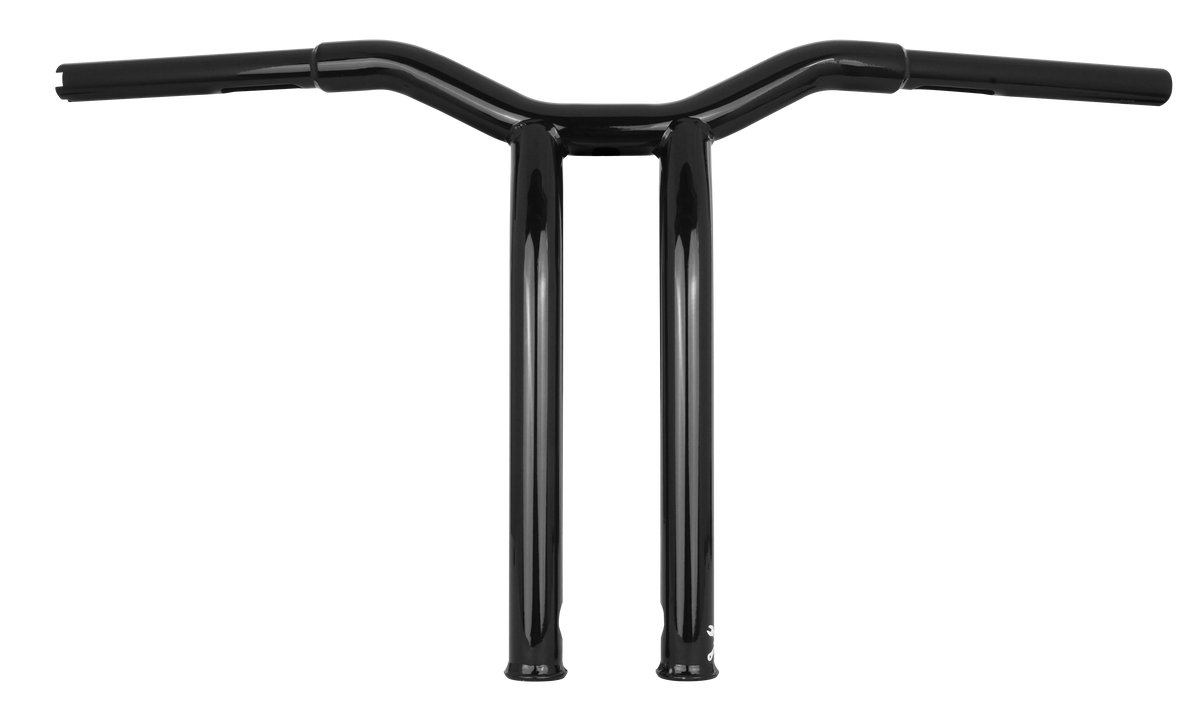 BURLY BRAND Dominator Raked Handlebar 14 Inch Black for Harley Davidson V-Twin Models