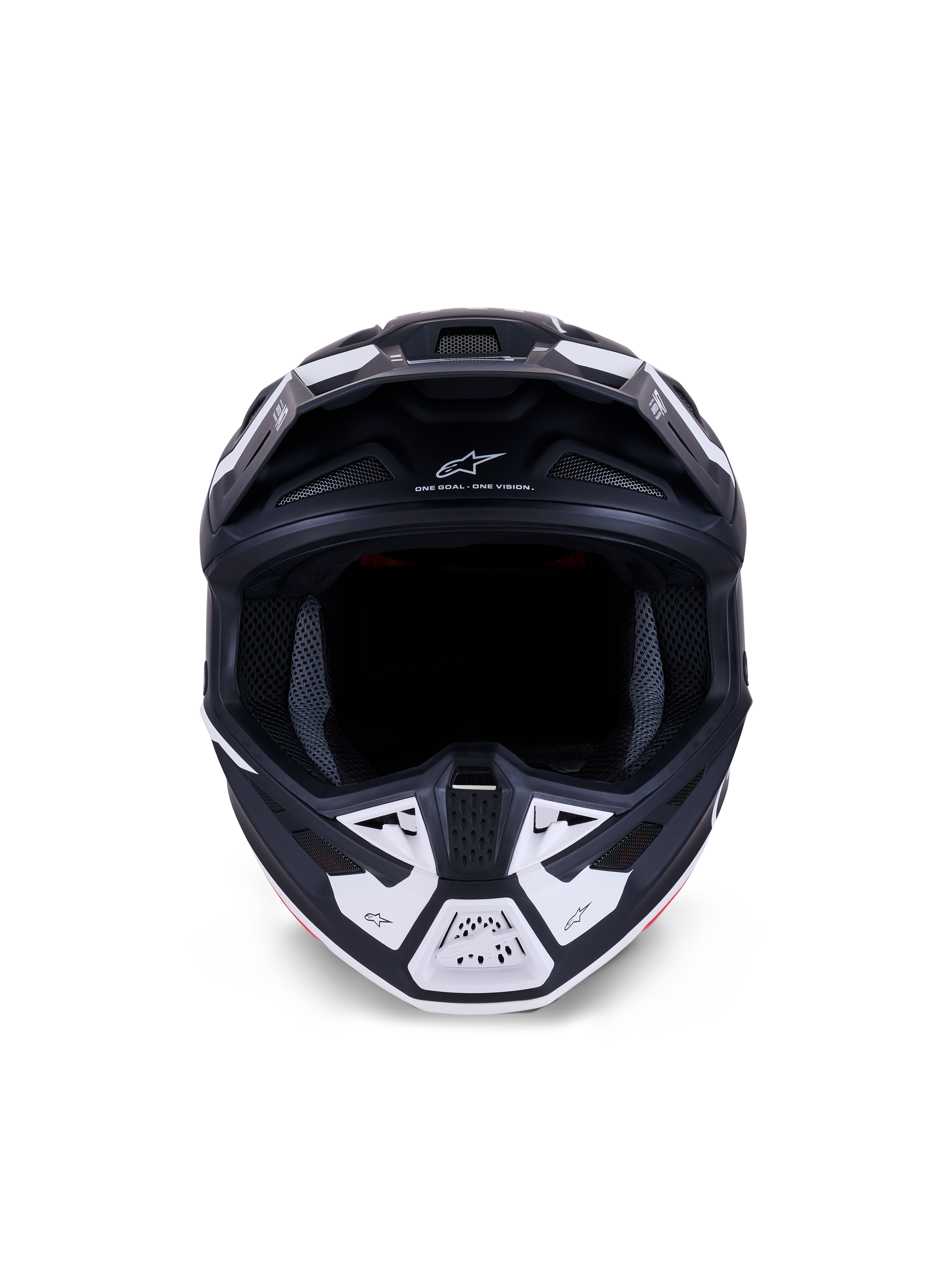 Alpinestars SM7 Dasher Helmet Black and White Matte Small