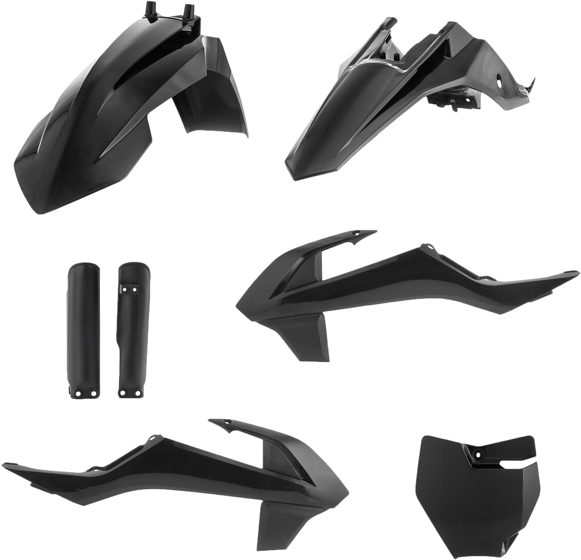 ACERBIS Full Plastic Kit for KTM 65 SX (2019-2023) - Black