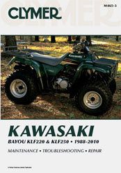 Clymer Kawasaki KLF220/250 ATV/UTV Repair Manual (Part #CM4653)