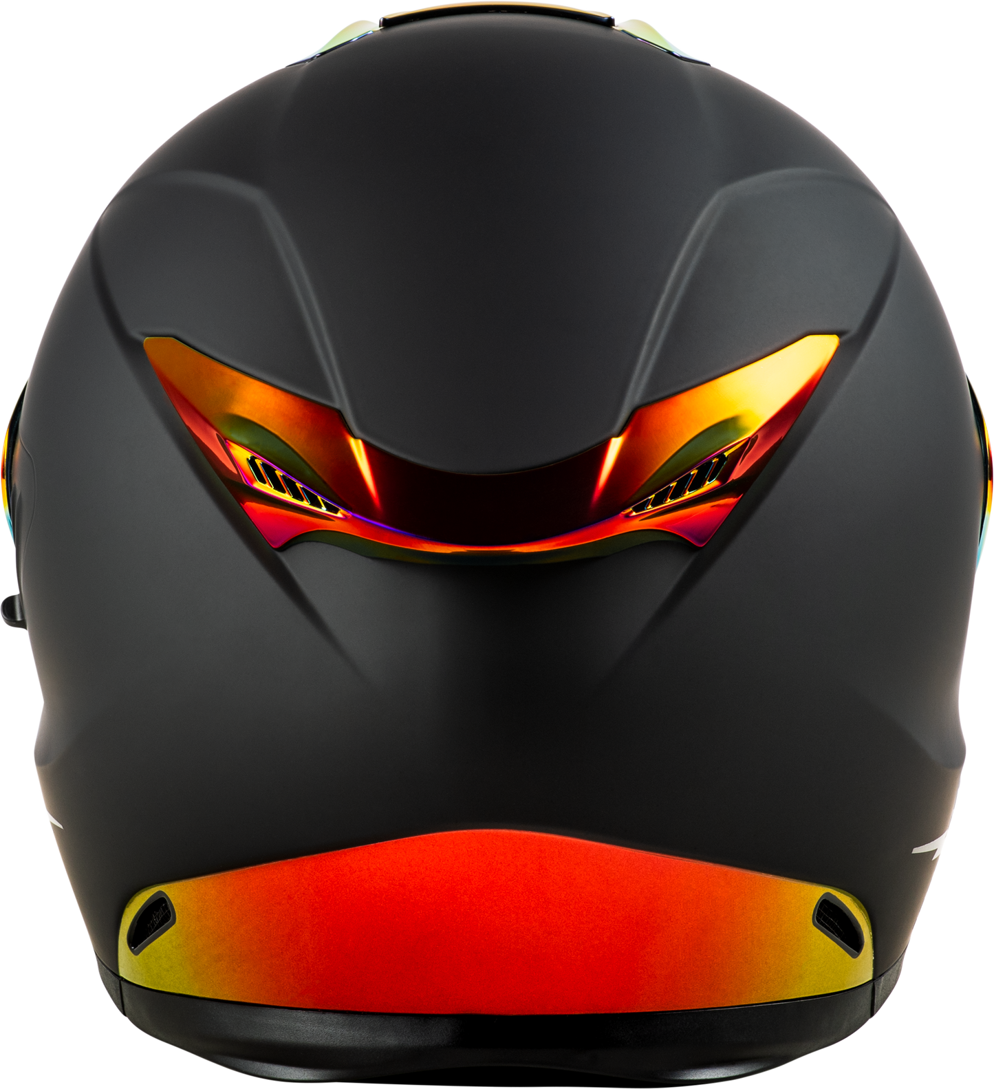 Fly Racing Sentinel Recon Matte Black and Fire Chrome Full-Face Helmet with X-Large Size