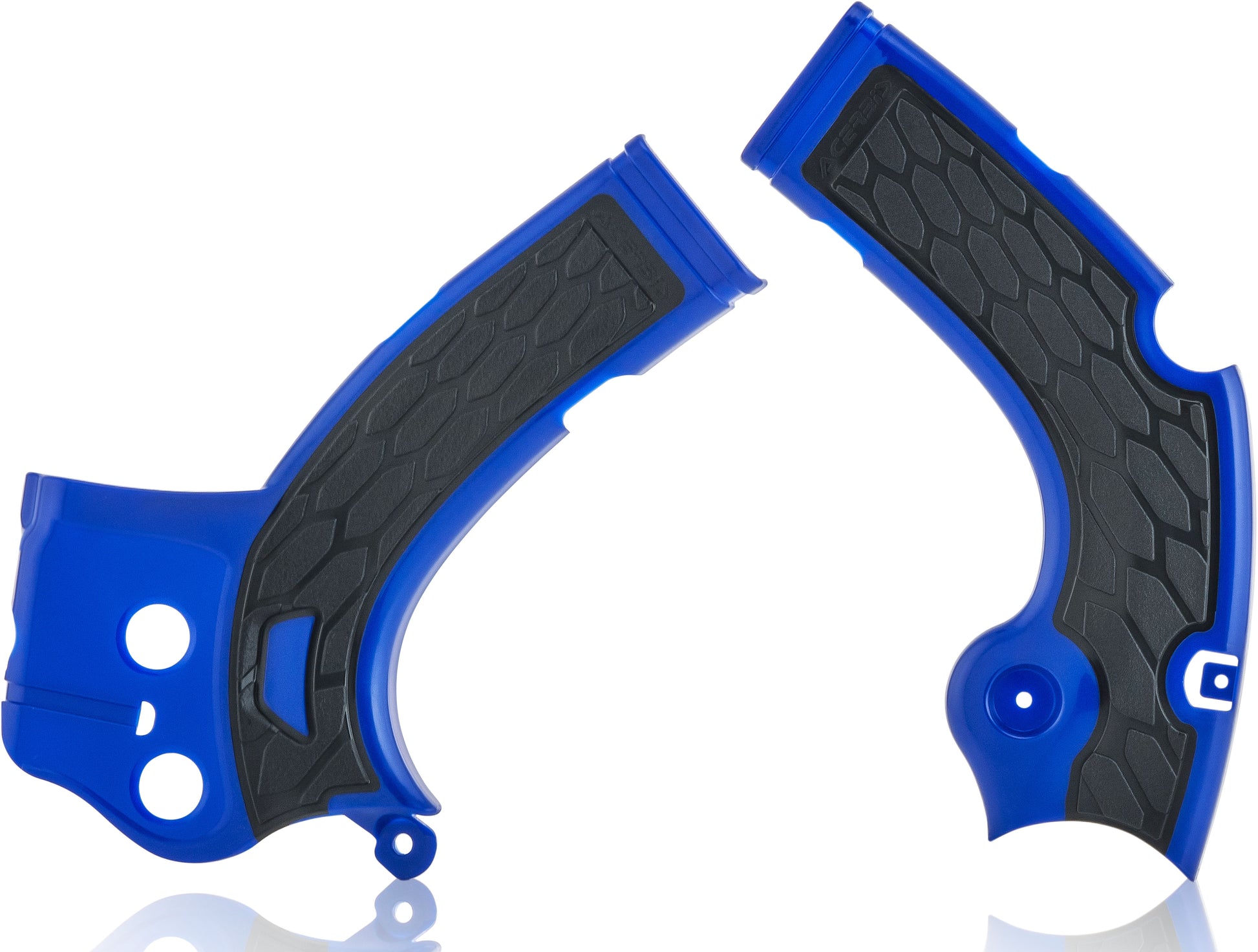 ACERBIS X Grip Frame Guard for Yamaha YZ250F and YZ450F Models - Blue/Black