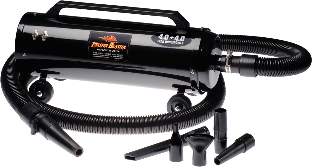 METRO VAC Master Blaster Motorcycle Dryer - 8 Peak Horsepower with Adjustable Airflow and Temperature