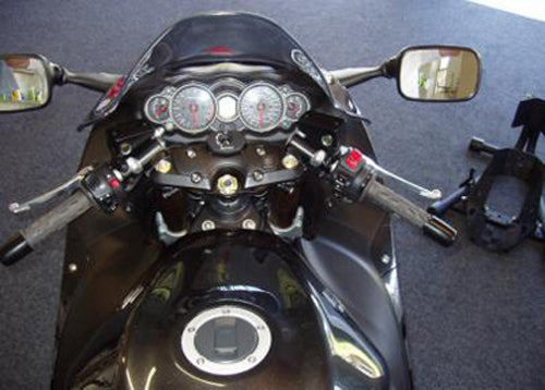 HELIBARS Replacement Handlebars for Suzuki Hayabusa 2010-2014, Silver – Model TS03000