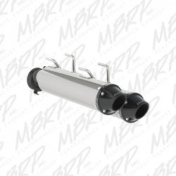 MBRP Dual Stacked Slip-On System with Performance Muffler for Arctic Cat Wildcat X 1000
