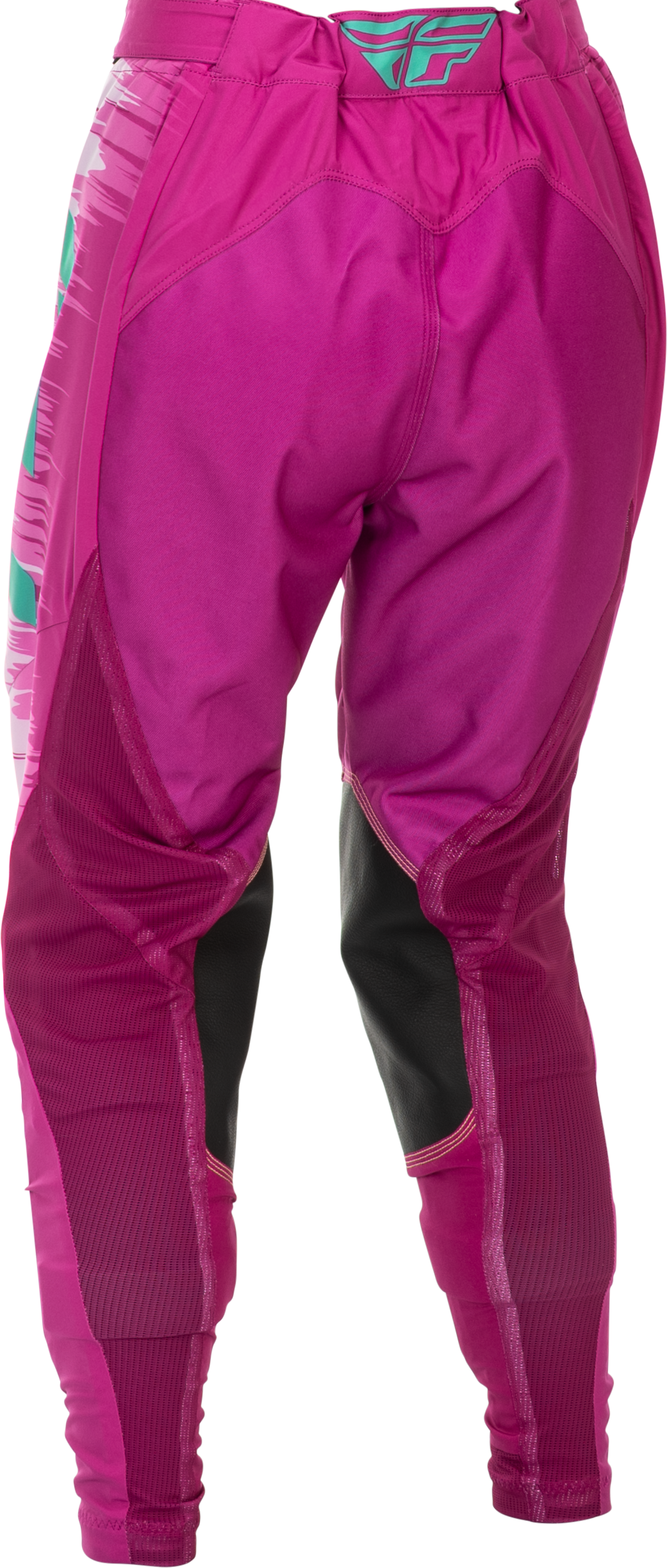 Fly Racing Women's Lite Offroad Pants Size 11/12 Pink & Turquoise