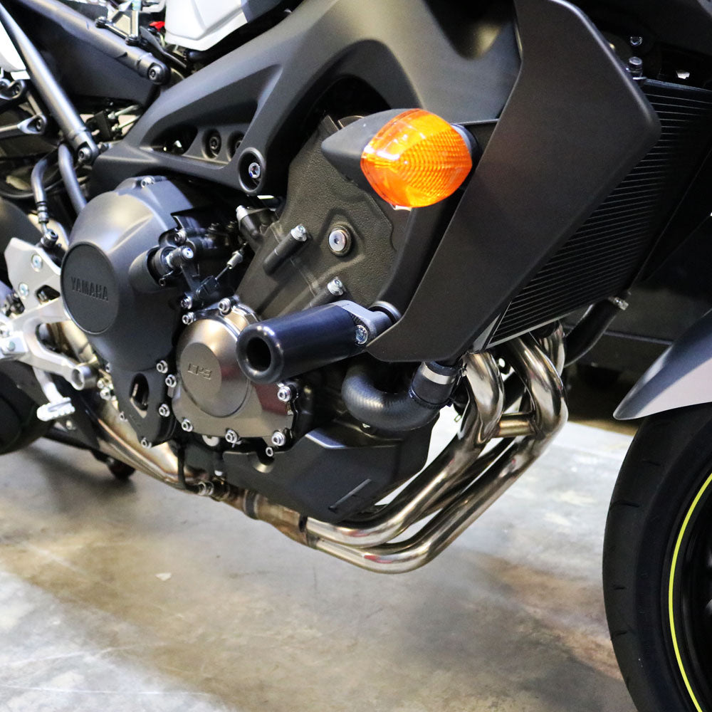Shogun Motorsports Black Frame Sliders for Yamaha FZ-09 and MT-09 – Part #750-6429